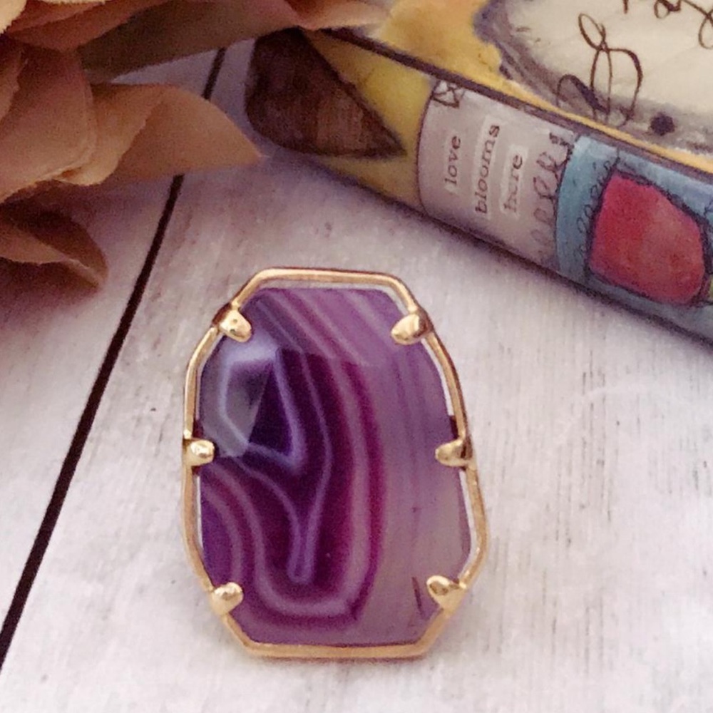 Ring Kate Spade Set In Stone Semiprecious Stone R… - image 6